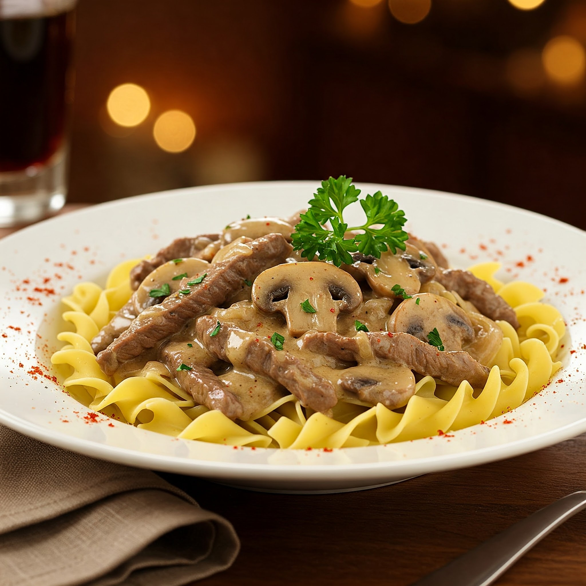 Beef Stroganoff